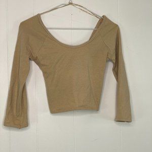 Criss Cross Back Cropped Top